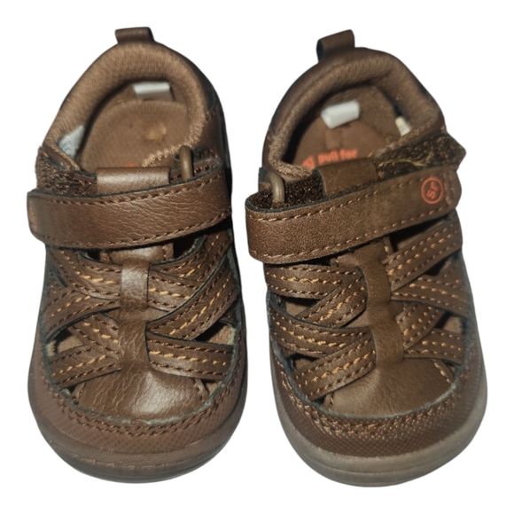 STRIDE RITE BABY SHOES 0-3 MONTHS - Picture 1 of 8
